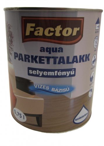 Factor parketta lakk semlyemfényű 0,75L