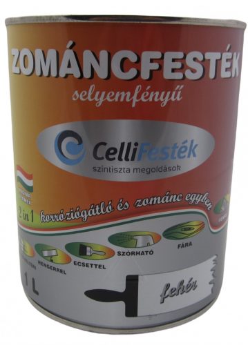 Celli zománcfesték fehér 0,75L