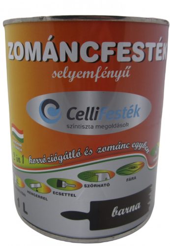 Celli zománcfesték barna 0,75L